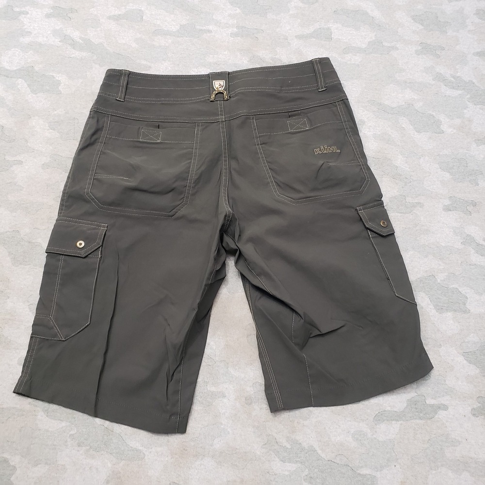 Kuhl Shorts Mens 32 Green Renegade Cargo Pockets Outdoors Hiking Travel Camp - Picture 6 of 9